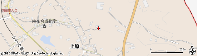 千葉県大多喜町（夷隅郡）上原周辺の地図