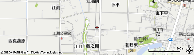 愛知県一宮市明地藤之棚11周辺の地図