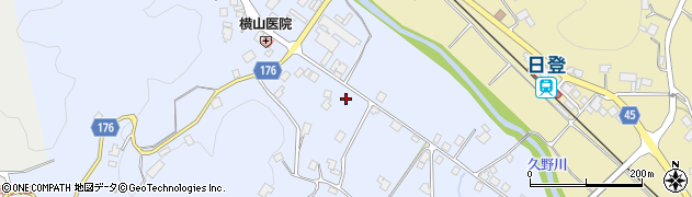 島根県雲南市木次町東日登周辺の地図
