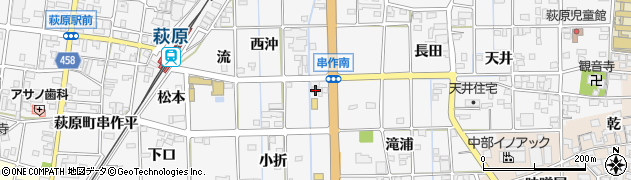 愛知県一宮市萩原町串作東沖28周辺の地図