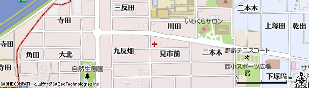 愛知県岩倉市北島町（見市前）周辺の地図