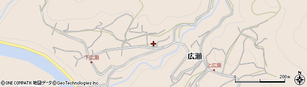 京都府京丹波町（船井郡）広瀬（谷口）周辺の地図