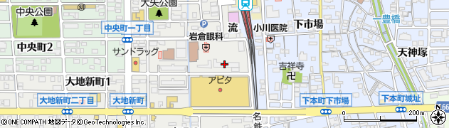 パリクロアッサン　岩倉店周辺の地図