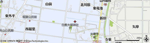 愛知県一宮市上祖父江（竜池）周辺の地図