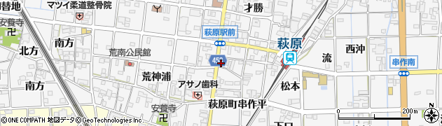 愛知県一宮市萩原町串作才勝1550周辺の地図