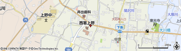 富士宮警察署下条警察官駐在所周辺の地図