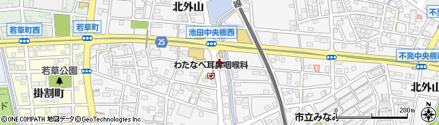 池田川周辺の地図