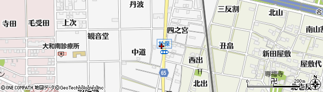 愛知県一宮市大和町於保中道6周辺の地図