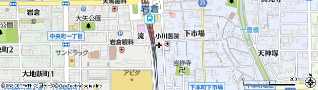 愛知県岩倉市下本町流29周辺の地図