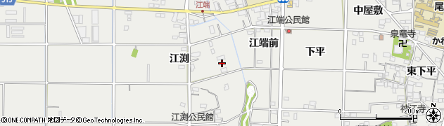 愛知県一宮市明地周辺の地図