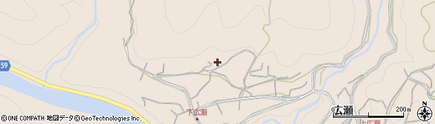 京都府京丹波町（船井郡）広瀬（釜迫）周辺の地図