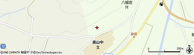 京都府南丹市美山町静原（澤田）周辺の地図