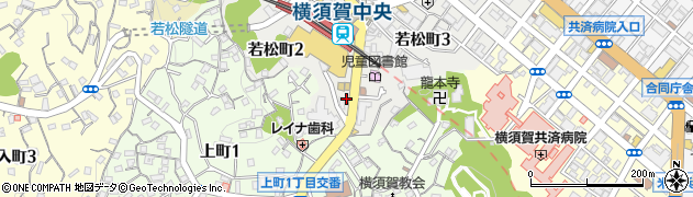 横須賀法律行政専門学校周辺の地図