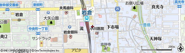 愛知県岩倉市下本町流9周辺の地図