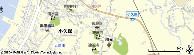 観蔵寺周辺の地図