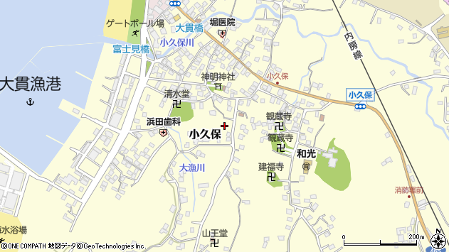 〒293-0042 千葉県富津市小久保の地図