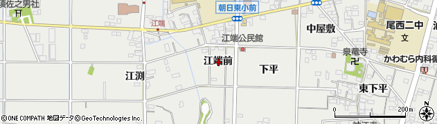 愛知県一宮市明地江端前周辺の地図