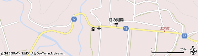 京都府南丹市美山町大野（森ノ上）周辺の地図
