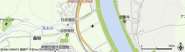京都府福知山市森垣周辺の地図