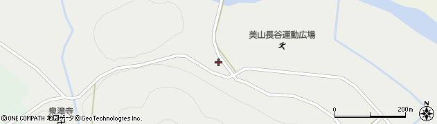 京都府南丹市美山町長谷（中西通リ）周辺の地図