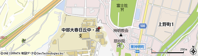 愛知県春日井市松本町481周辺の地図