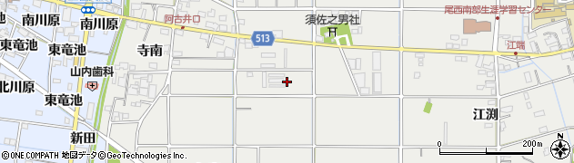愛知県一宮市明地西阿古井141周辺の地図