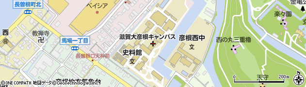 滋賀大学　総務課周辺の地図