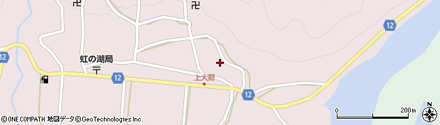 京都府南丹市美山町大野（下野）周辺の地図