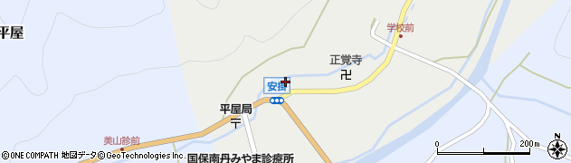 京都府南丹市美山町安掛（風呂ノ元）周辺の地図