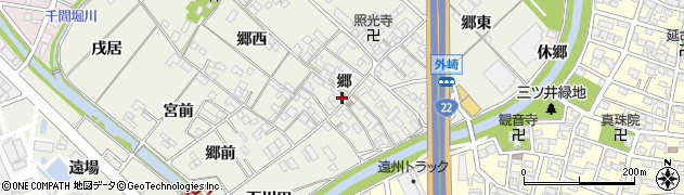 愛知県一宮市丹陽町外崎（郷）周辺の地図