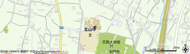 富士宮市立北山中学校周辺の地図