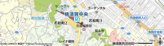 ほぐし298 横須賀中央本店周辺の地図