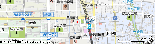 はなの舞　岩倉西口店周辺の地図