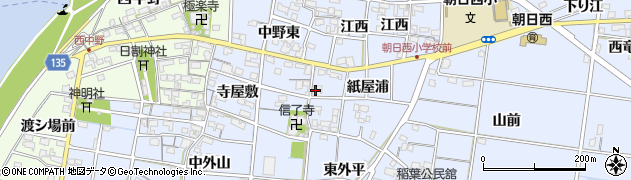 愛知県一宮市上祖父江紙屋浦59周辺の地図