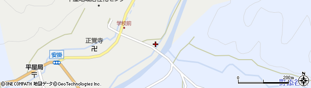 京都府南丹市美山町安掛（縄手）周辺の地図