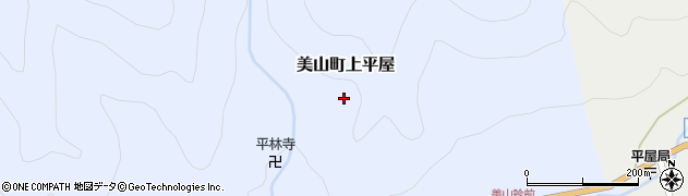 京都府南丹市美山町上平屋周辺の地図