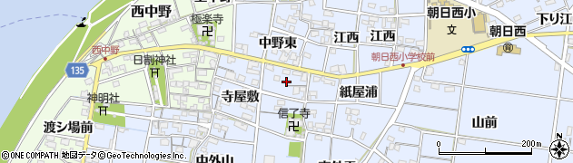 愛知県一宮市上祖父江中野東46周辺の地図