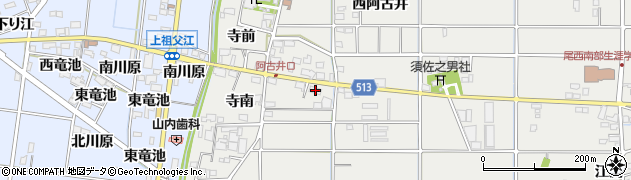 愛知県一宮市明地西阿古井154周辺の地図