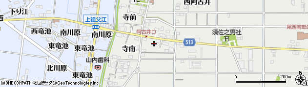 愛知県一宮市明地西阿古井143周辺の地図
