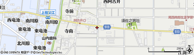 愛知県一宮市明地西阿古井321周辺の地図