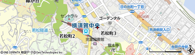 ローソンＬＴＦ横須賀中央駅前店周辺の地図