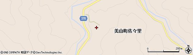 京都府南丹市美山町佐々里（段）周辺の地図