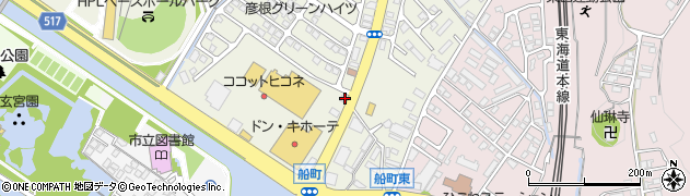 丸亀製麺 彦根松原店周辺の地図