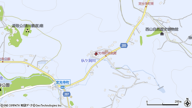 〒480-1201 愛知県瀬戸市定光寺町の地図
