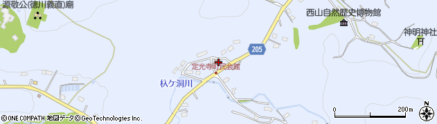 定光寺町民会館周辺の地図