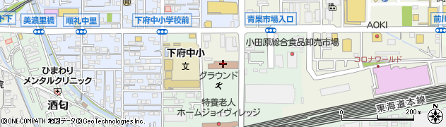 小田原市消防本部　財務係周辺の地図