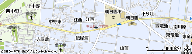 愛知県一宮市上祖父江江西32周辺の地図