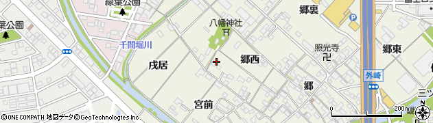 愛知県一宮市丹陽町外崎周辺の地図