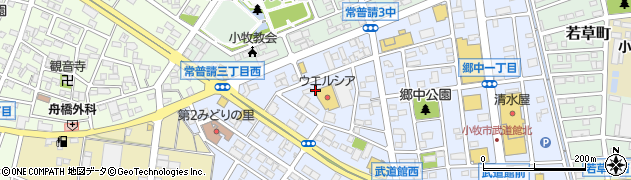 ホットヨガスタジオ ラバ 小牧郷中店(LAVA)周辺の地図