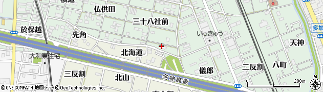 愛知県一宮市大和町妙興寺三十八社前78周辺の地図